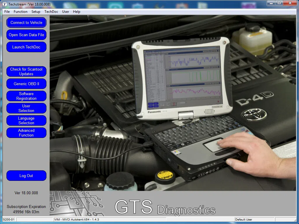 "Toyota Techstream" avtomobil diaqnostika proqramı