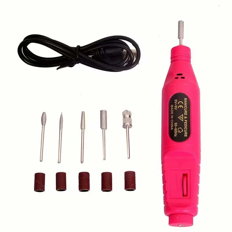 USB ilə işləyən elektrikli dırnaq drel dəsti