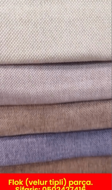 Flock velour type fabric - Tenderyard