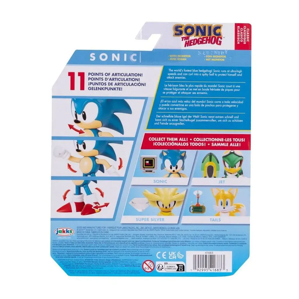 Fiqur Jakks Pacific Sonic the Hedgehog Classic Action, 10 sm — şəkil 7