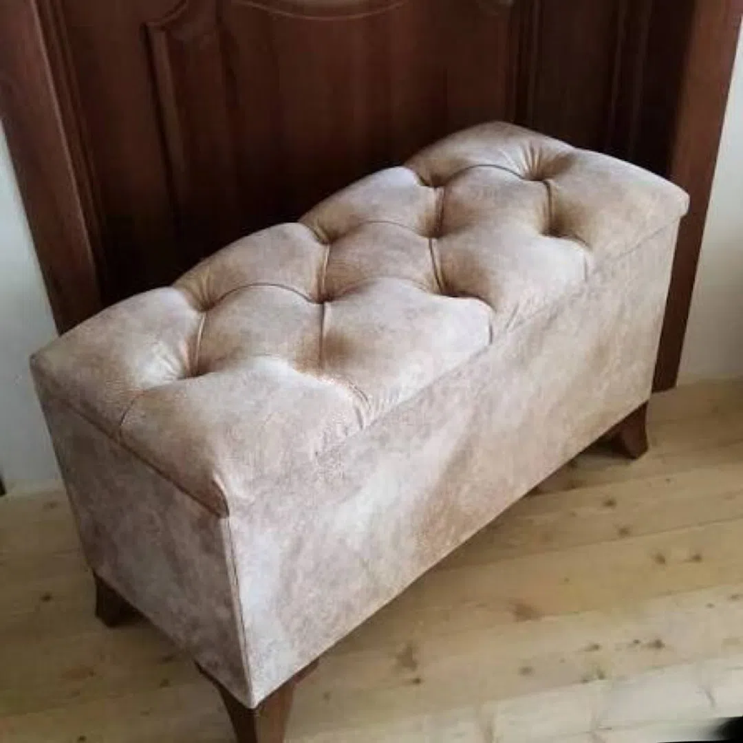 Divan tipli puf, Bej rəng — şəkil 1