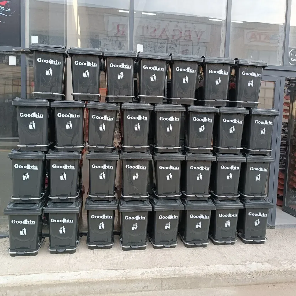 Zibil vedrəsi Düzbucaq, ABS plastik material — şəkil 1