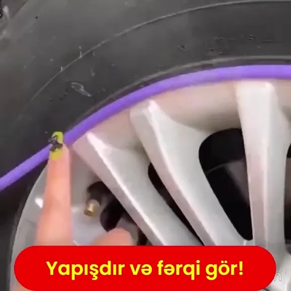 Car wheel decorative rim tape - Tenderyard