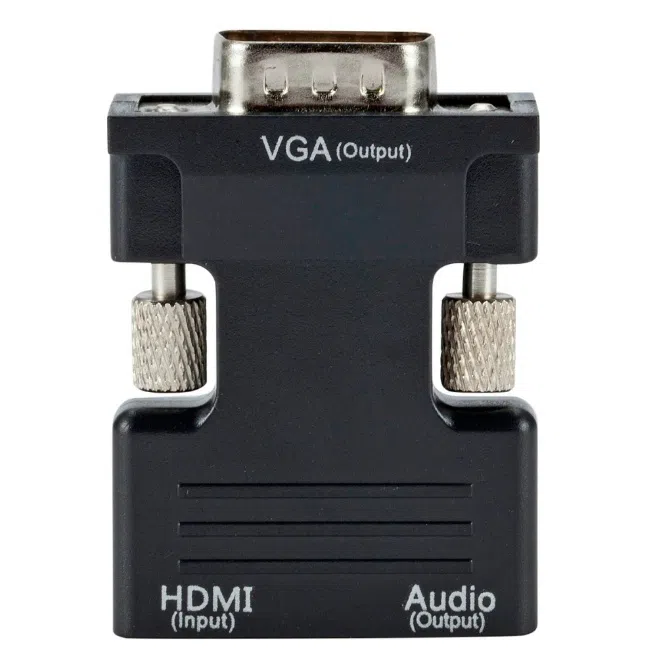 HDMI-compatible Female to VGA Male Converter Adapter — şəkil 7