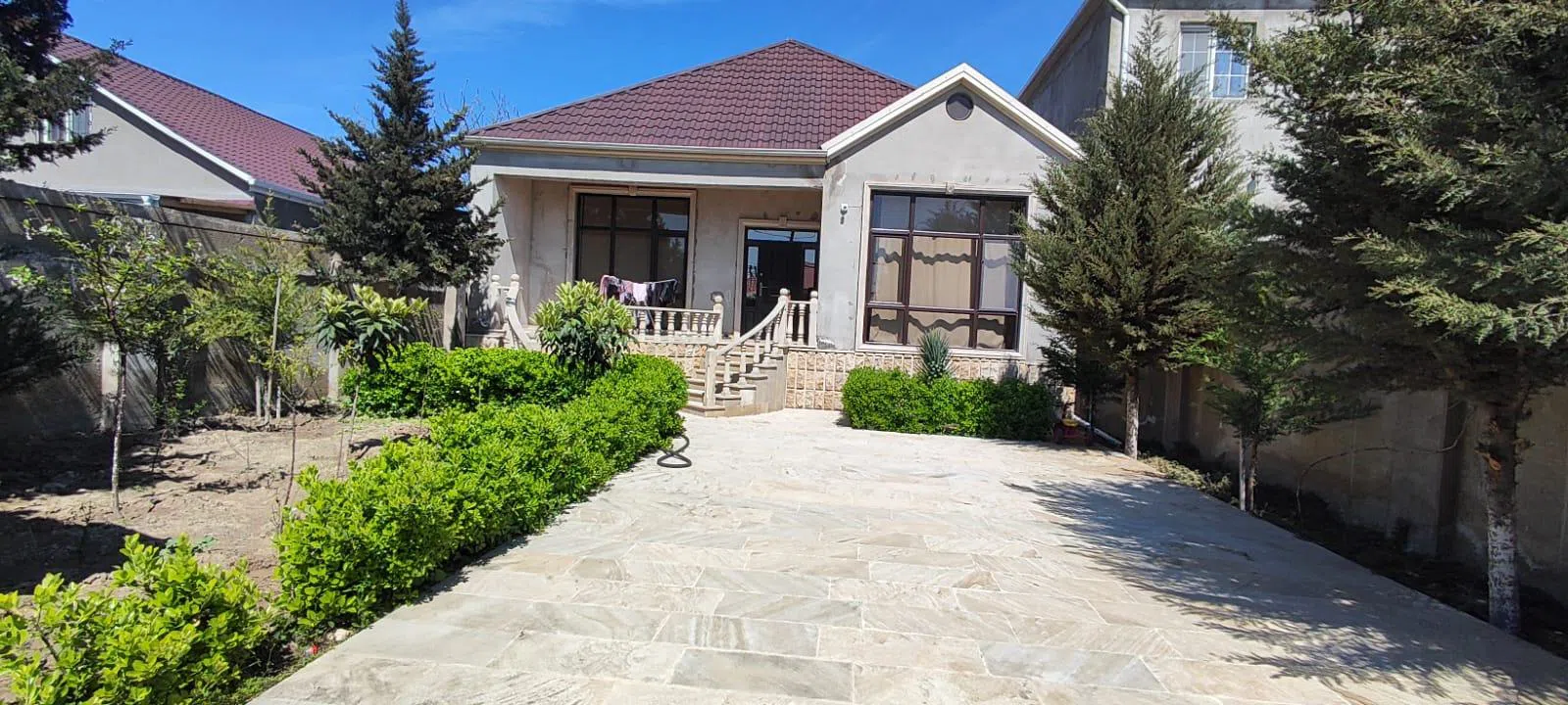 4 otaqlı həyət evi 128 m² - 5 sot torpaq sahəsində kirayə verilir