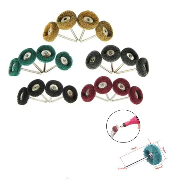 Abrasive mini brushes for drill — şəkil 4