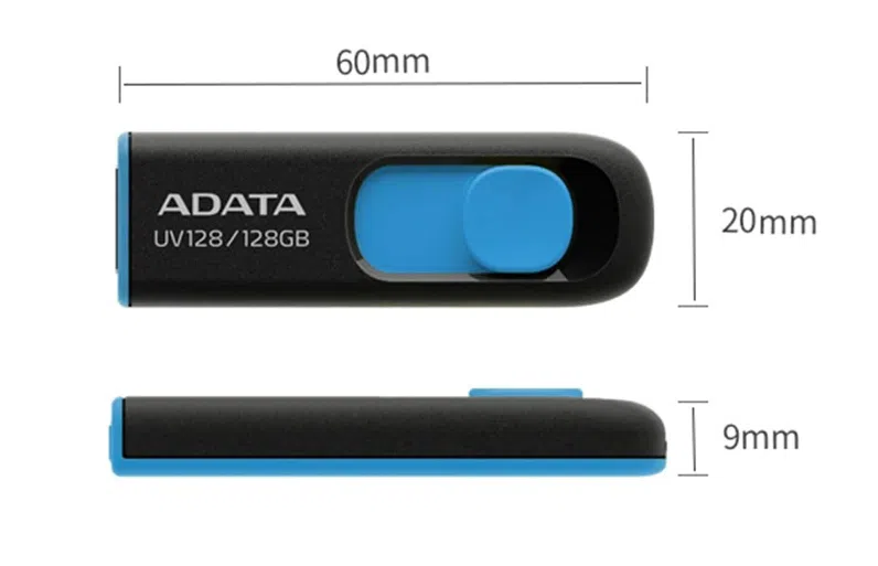 ADATA UV128 USB 3.2 Gen 1 32gb | Blue — şəkil 7