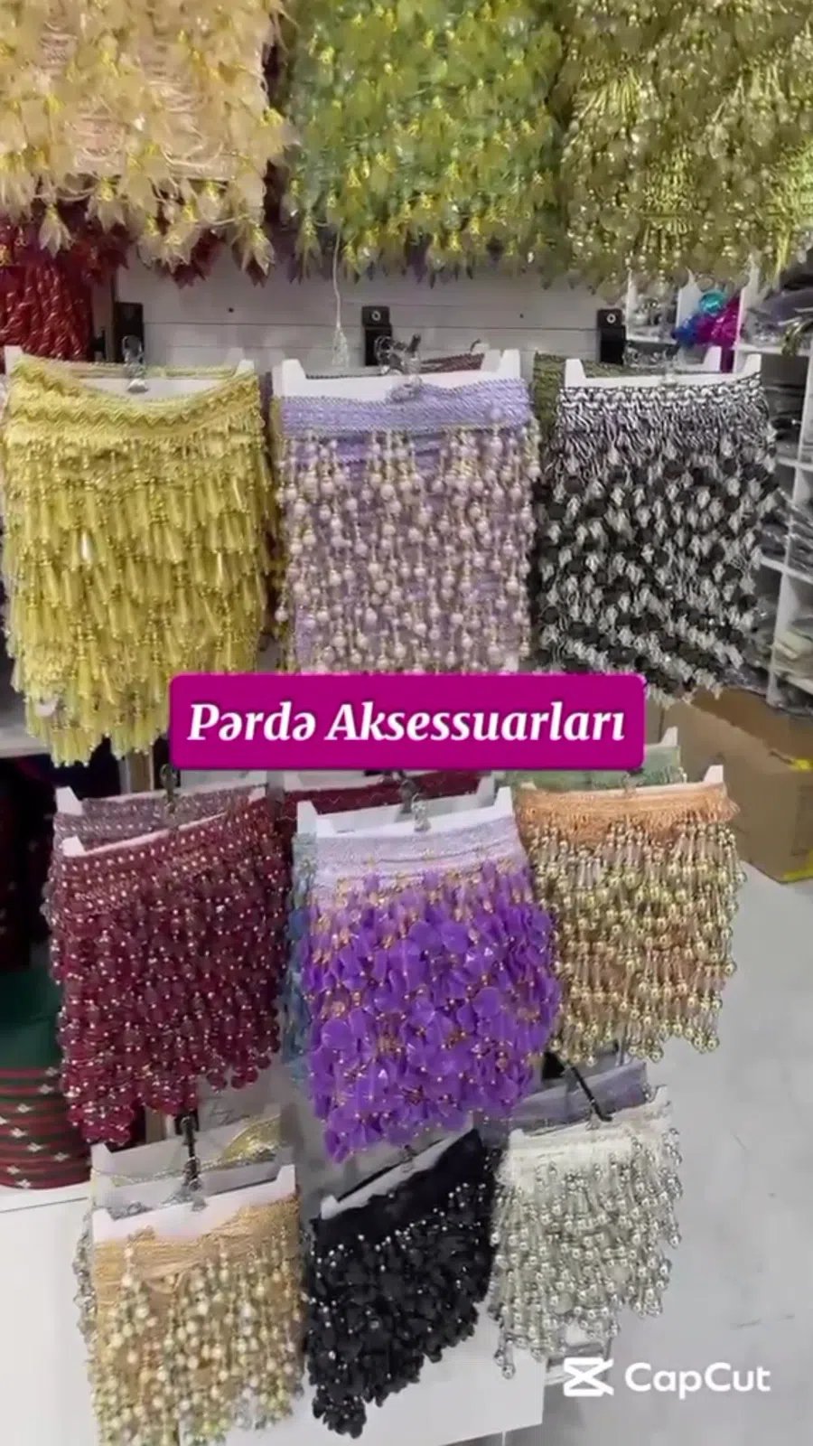 Pərdə dekor-aksessuarları — şəkil 11