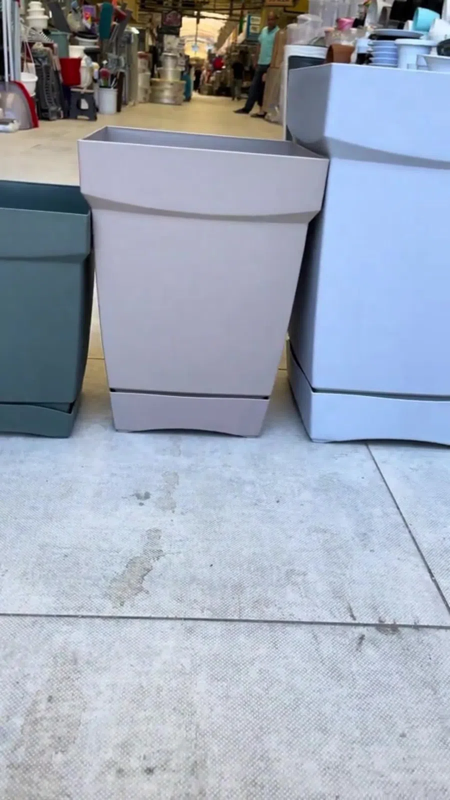 Plastik kvadrat dibçəklər — şəkil 7