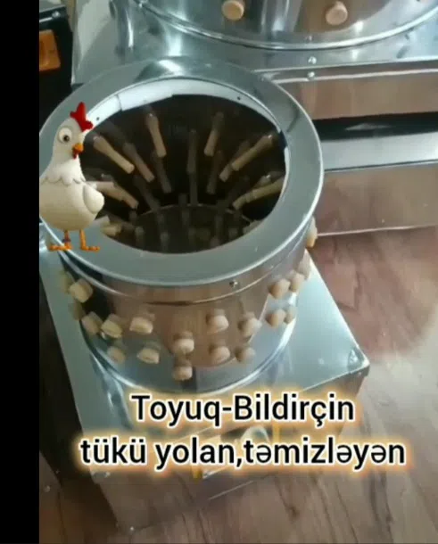 Toyuq və bildirçin tükü təmizləyən aparatlar