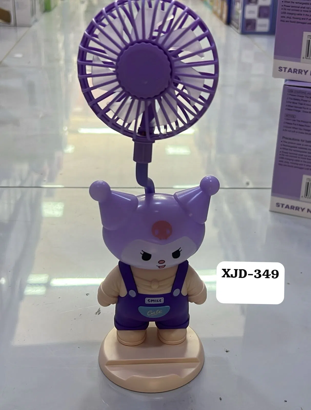 Mini əl ventilyatoru, USB şarjlı və akkumulyatorlu — şəkil 4