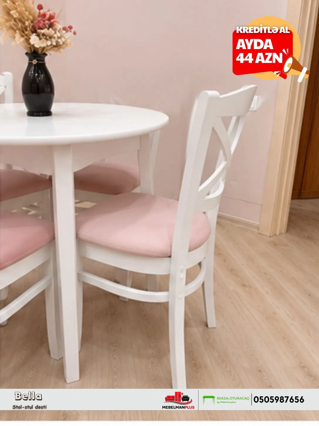 Mətbəx masası Ağ rəng — şəkil 2