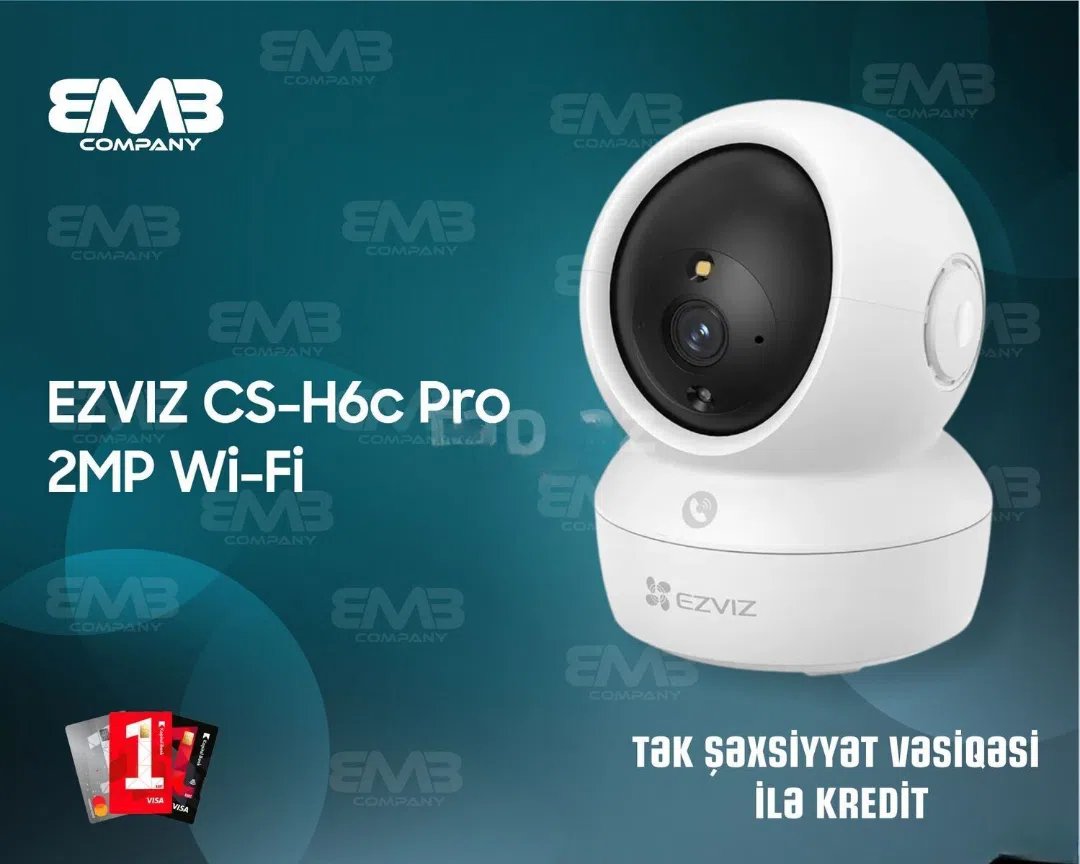 EZVIZ CS-H6c Pro 2MP Wi-Fi Təhlükəsizlik Kamerası - Tenderyard