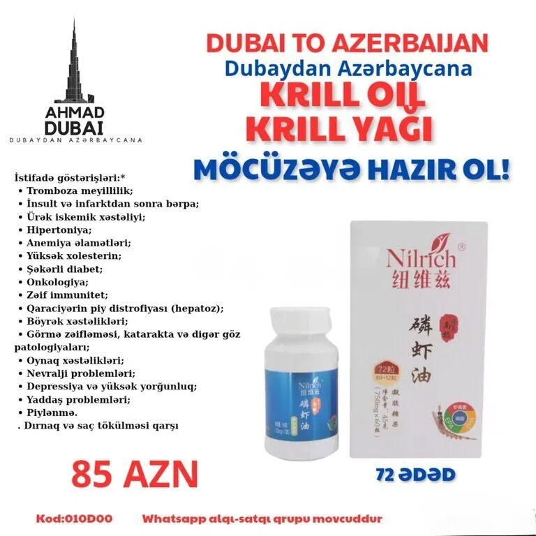 Krill yağı qida əlavəsi