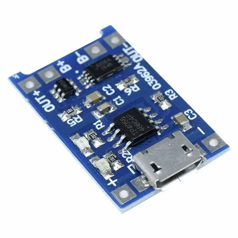 Зарядное устройство Type-c/Micro/Mini USB 5V 1A 18650 TP4056 — şəkil 3