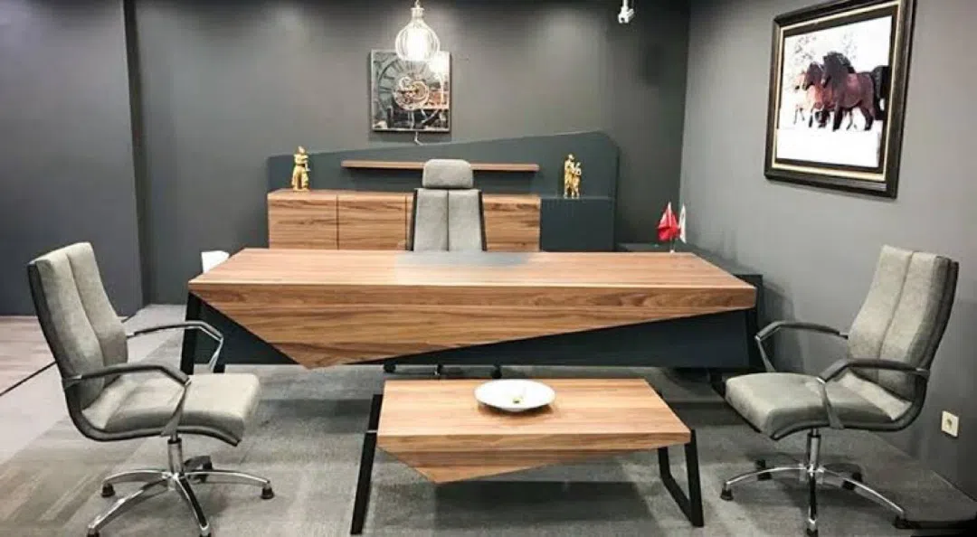 Ofis mebel dəsti Qəhvəyi rəng — şəkil 1