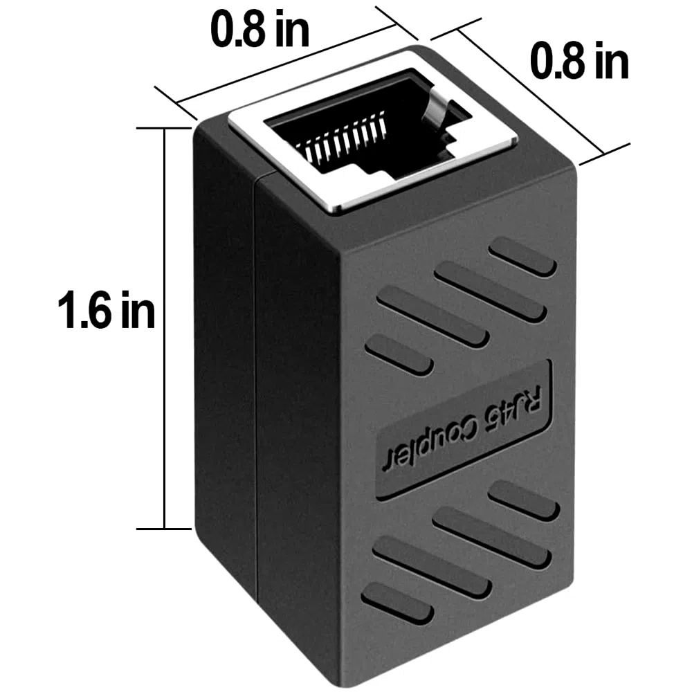 Соединитель RJ45 Ethernet-удлинитель 1000 Мбит/с — şəkil 2
