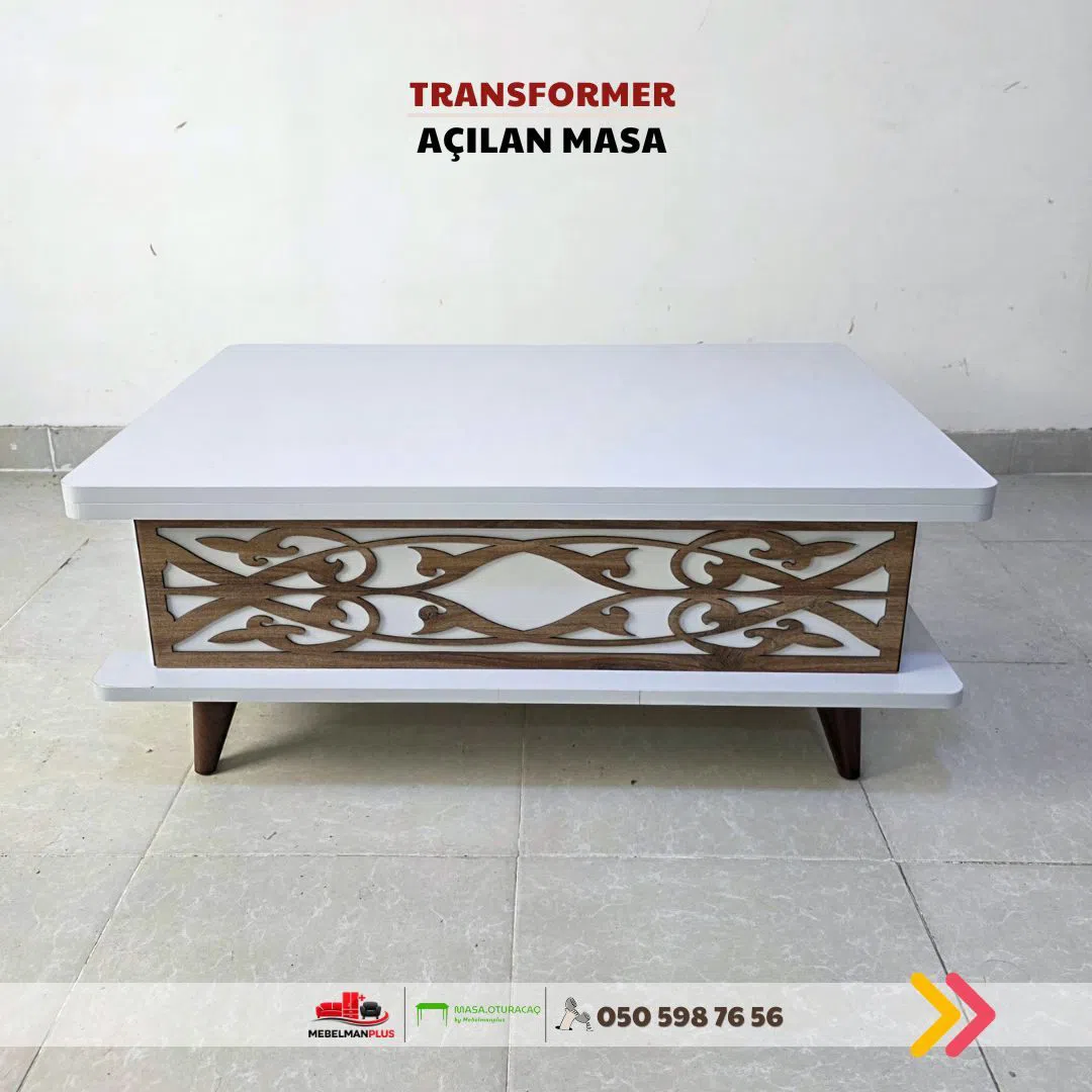 Jurnal masası Gümüşü rəng, Transformer — şəkil 7