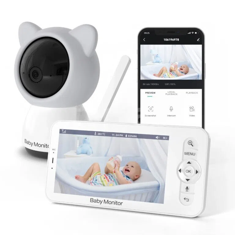 Wi-Fi PTZ 360° FHD 3MP Kamera, 32GB Kart Hədiyyə - Tenderyard