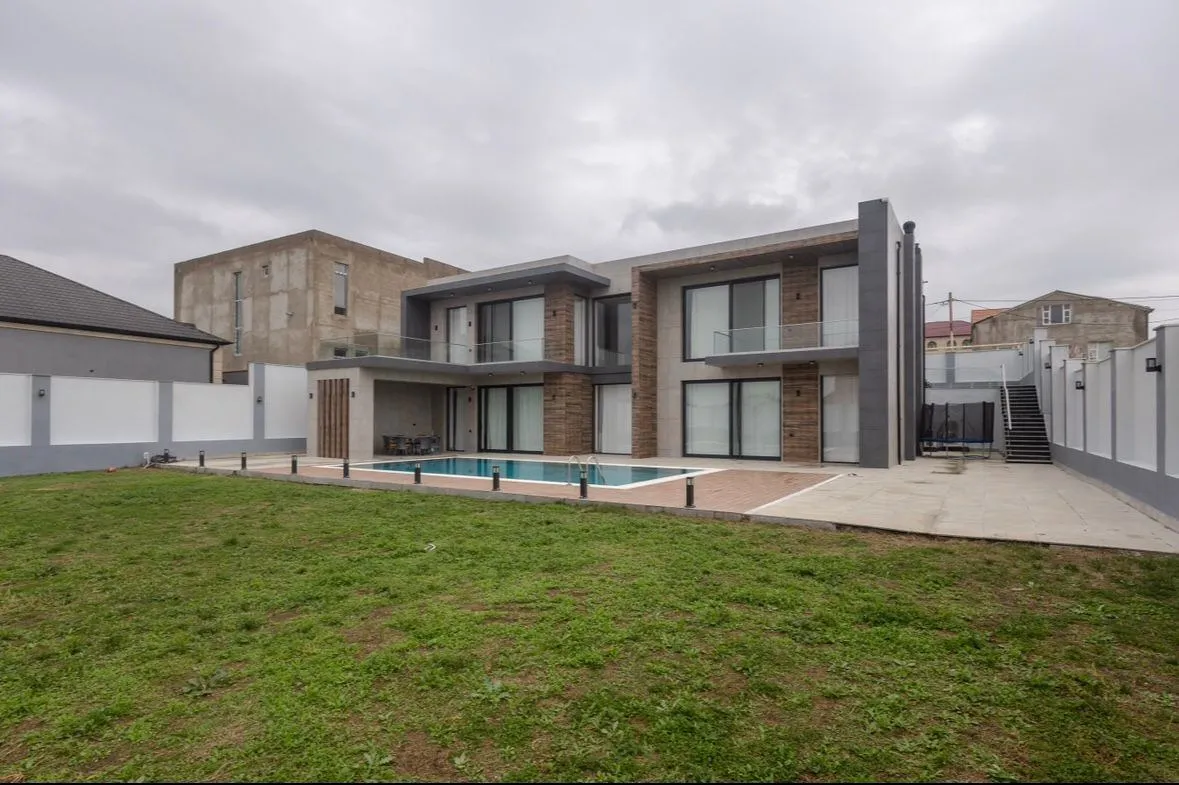 6 otaqlı villa 460 m² - 12 sot torpaq sahəsində satılır — şəkil 11