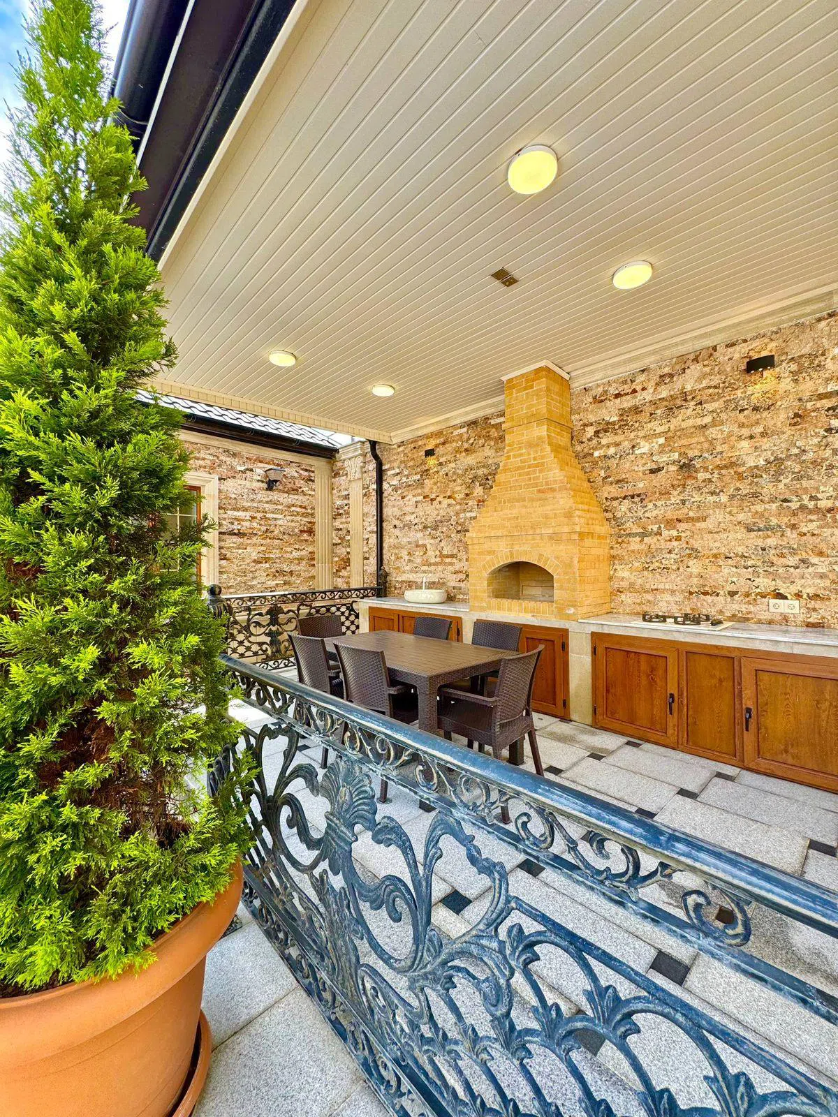5 otaqlı bağ evi 405 m² satılır — şəkil 19
