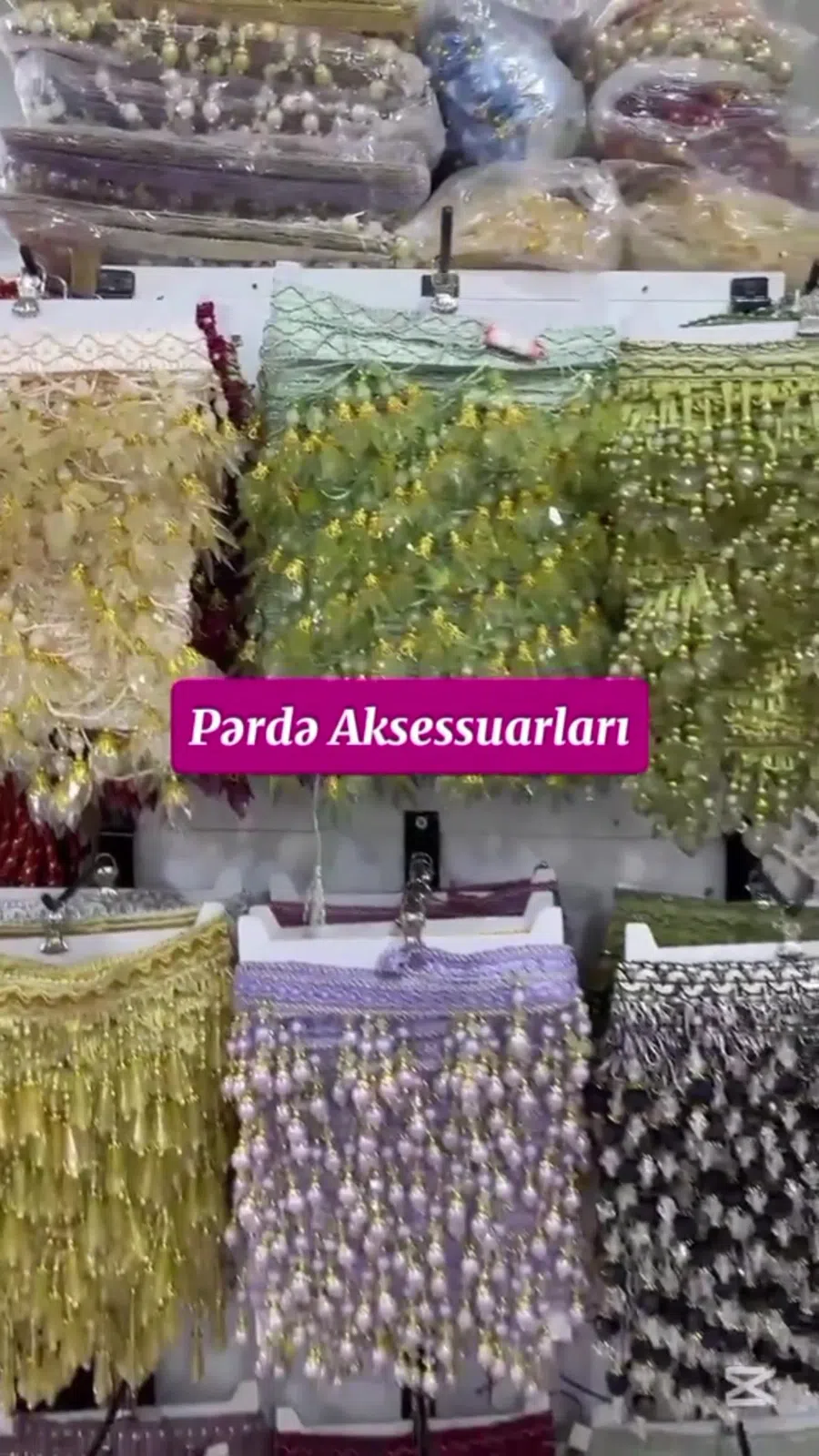 Pərdə dekor-aksessuarları — şəkil 9