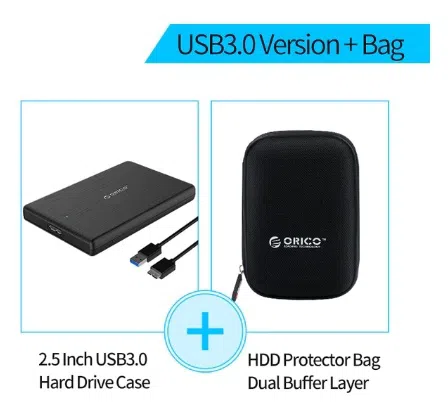 ORICO 2.5 Inch USB 3.0 HDD Case — şəkil 1