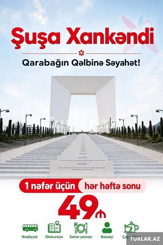 Şuşa Xankəndi Laçın Ağdərə Suqovuşan Ağdam Xocalı Turu — şəkil 1