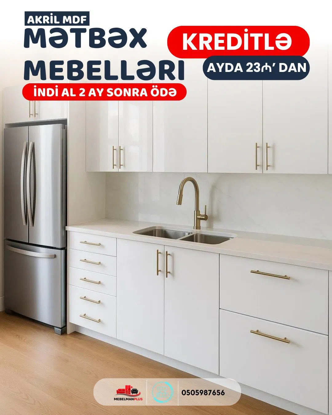 Mətbəx mebel dəsti Qarışıq rəng — şəkil 9