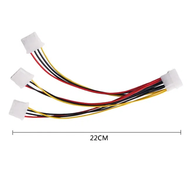 4 Pin Molex To 3 IDE Port Cable — şəkil 8