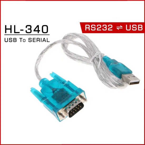 USB to RS232 COM Port Serial PDA 9 pin DB9 Adapter Cable — şəkil 1