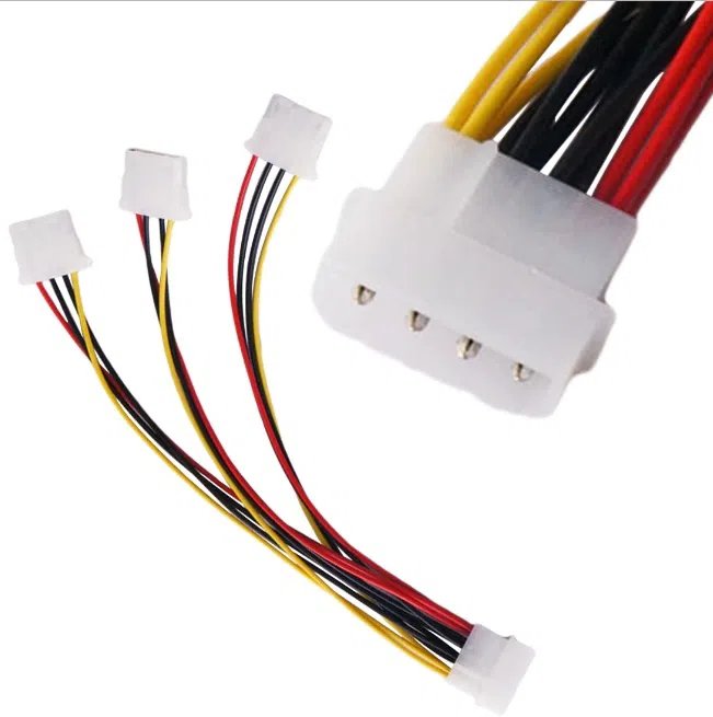 4 Pin Molex To 3 IDE Port Cable — şəkil 2