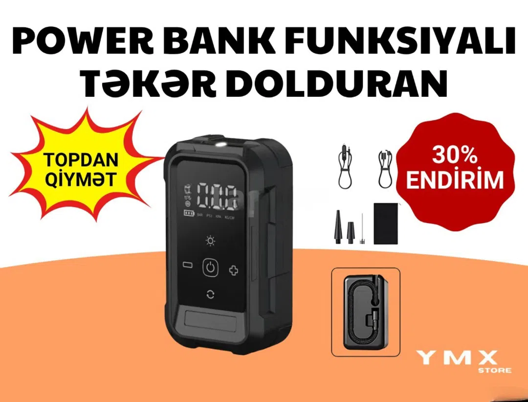 QA007 təkər dolduran və jumper starter