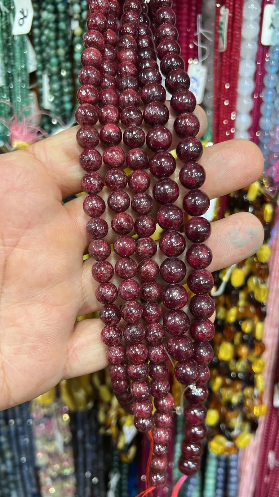 Təbii daşlar: qranat, topaz, malaxit, rubin, kianit, sapfir — şəkil 5