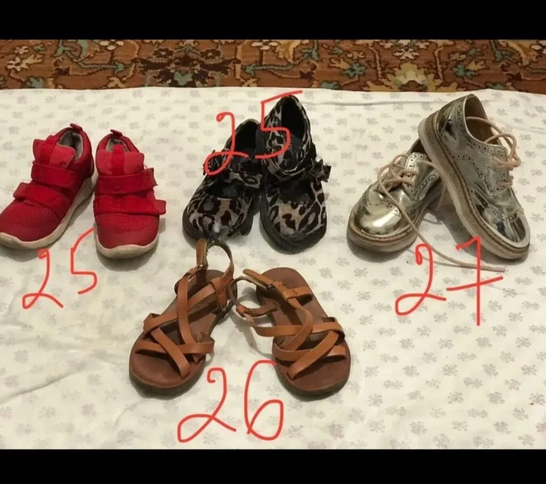 Qız uşağı idman ayaqqabısı, 25, Qarışıq rəng — şəkil 1