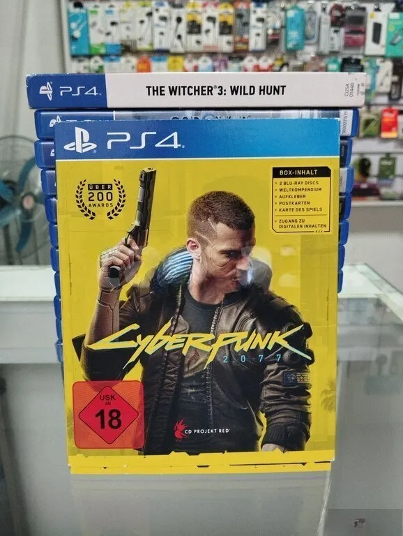 PS4/5 Cyberpunk 2077 game disc - Tenderyard