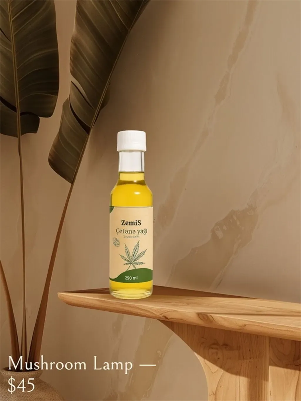 Zemis çətənə yağı (soyuq sıxım), 250 ml