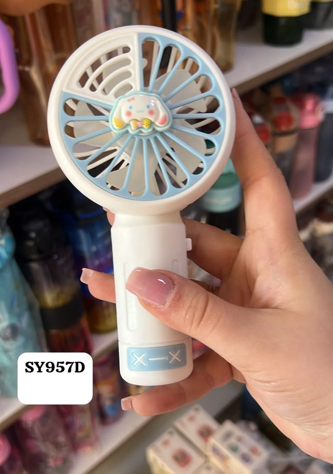 Mini əl ventilyatoru, USB şarjlı və akkumulyatorlu — şəkil 18