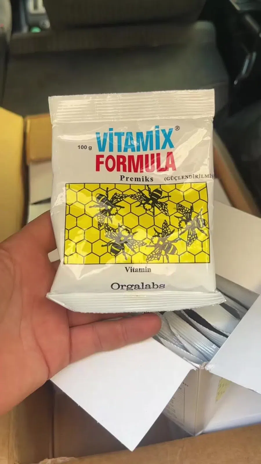 Arı vitaminləri, arı ailələri üçün qida əlavəsi — şəkil 6