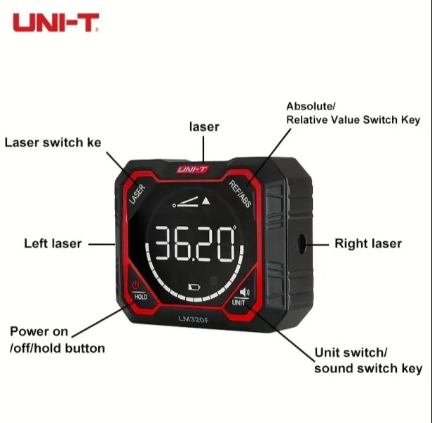 Rəqəmsal inklinometr UNI-T LM 320E