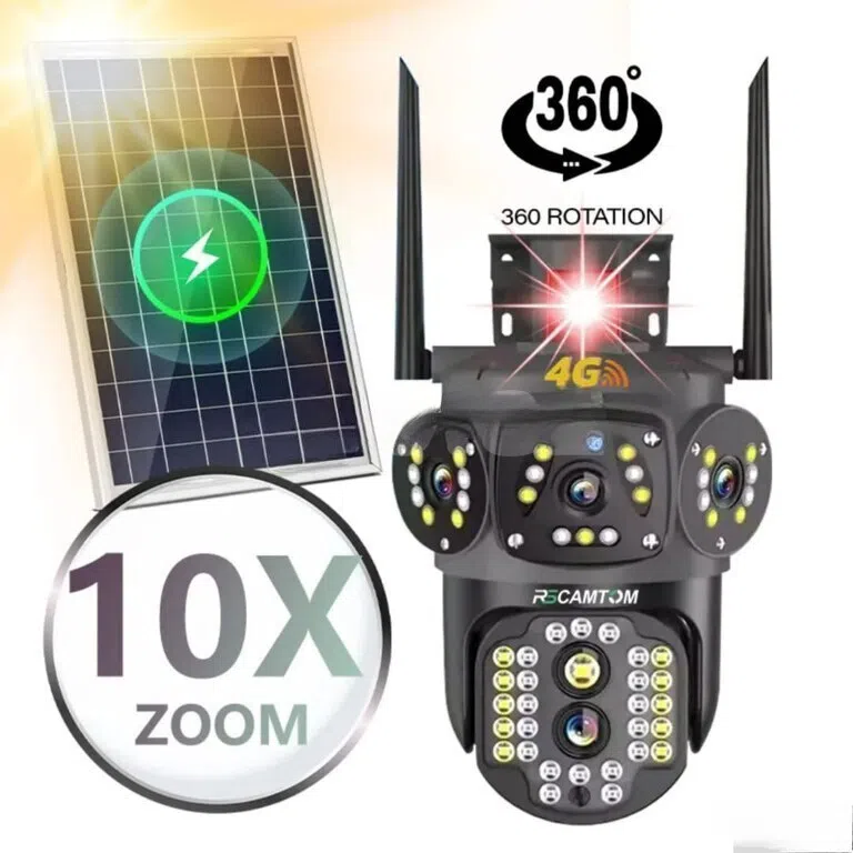 4G Solar Enerjili PTZ Təhlükəsizlik Kamerası - Tenderyard
