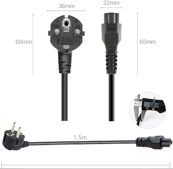 Laptop Power Cable Cord | Laptop Güc Kabel Şnuru — şəkil 4