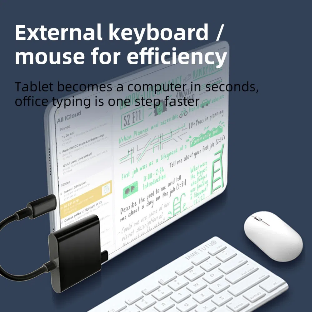 Type C Adapter TF CF SD Memory Card Reader — şəkil 10