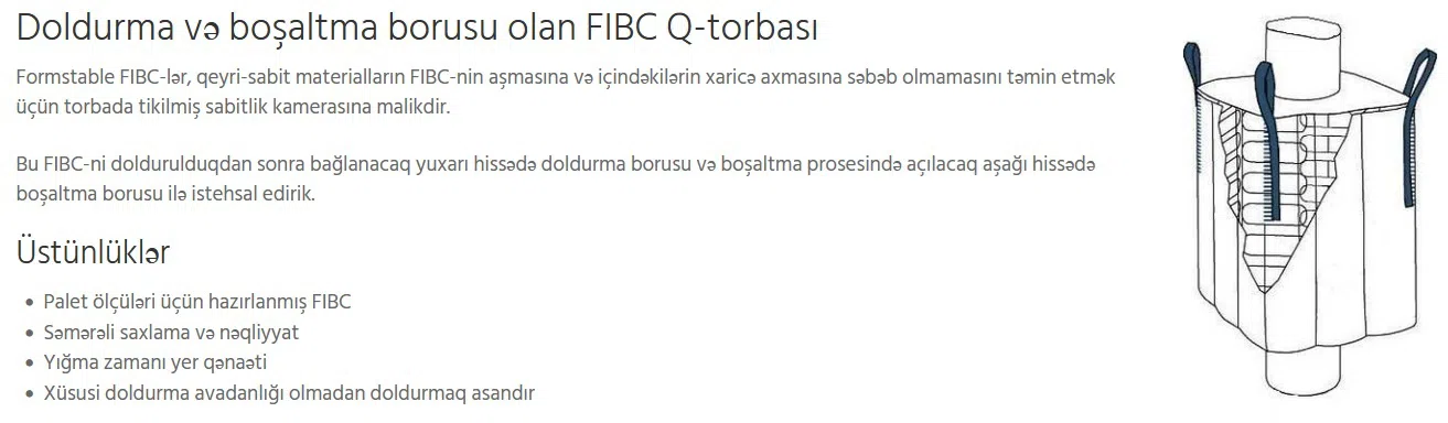 Big Bag (FIBC) ağır yük çuvalları — şəkil 29