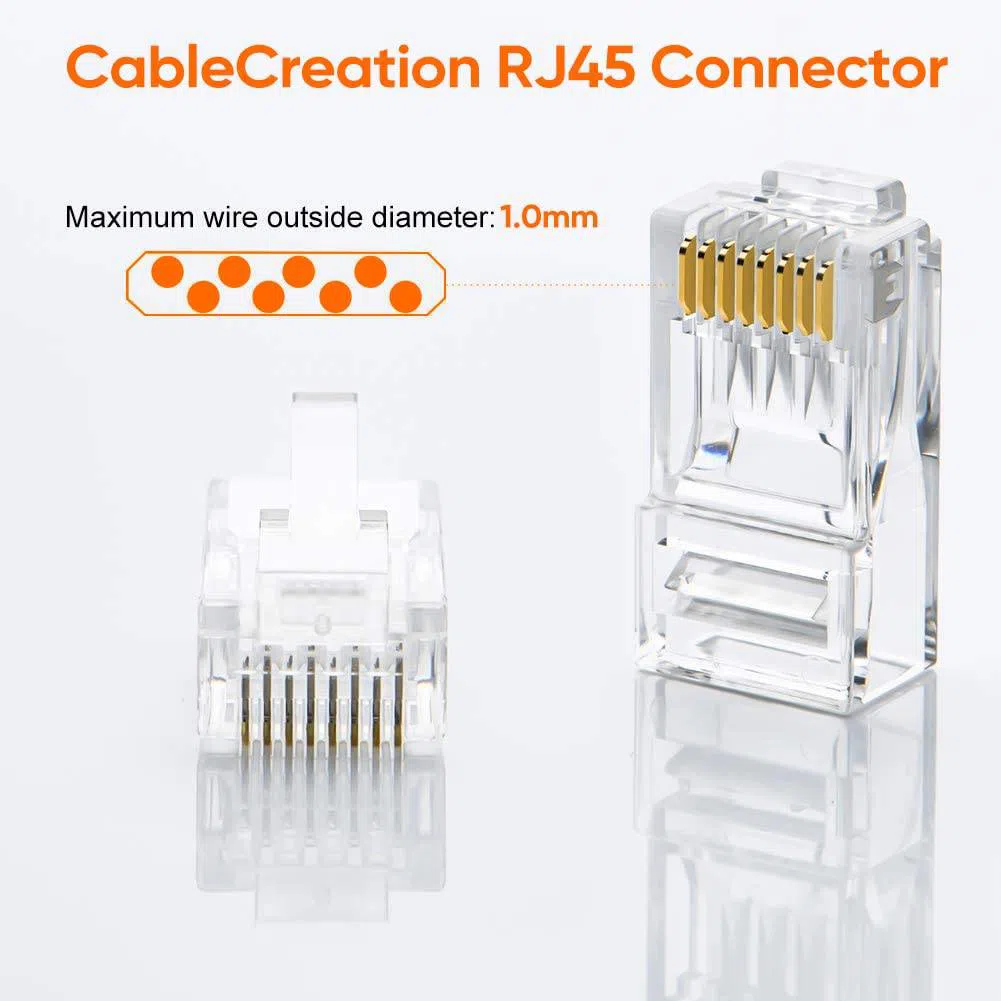 100 PCS Cat6 RJ45 Connectors — şəkil 2
