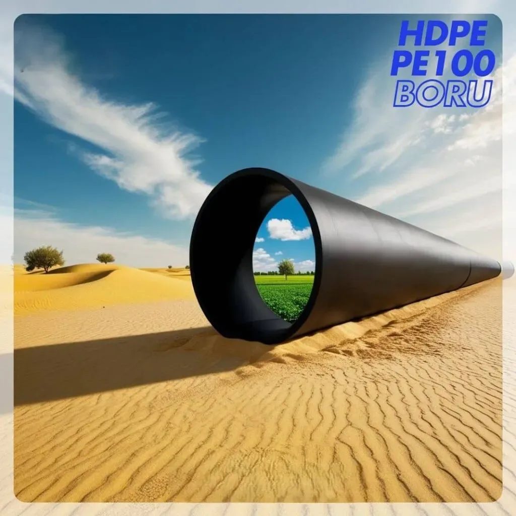 Kanalizasiya borusu, Plastik, 1000 mm