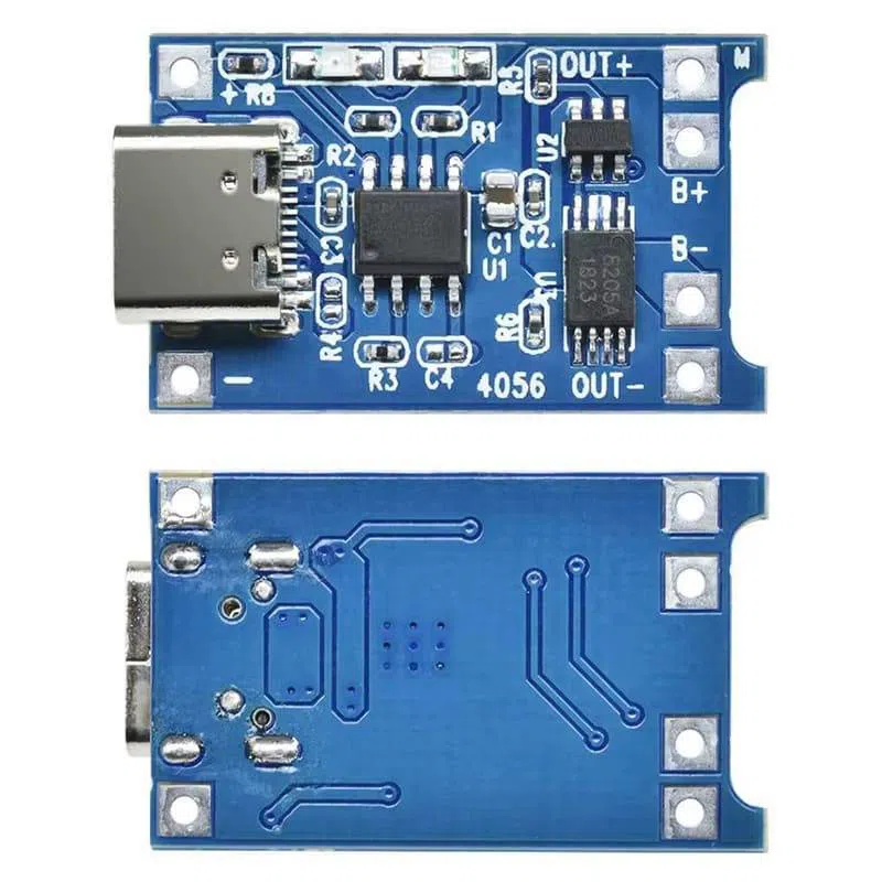 Зарядное устройство Type-c/Micro/Mini USB 5V 1A 18650 TP4056 — şəkil 5