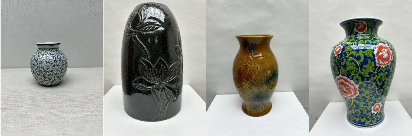 Keramika güldan, Qarışıq rəng