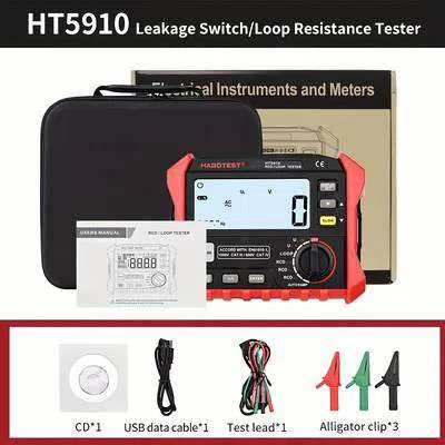 Habotest HT5910 RCD və Loop Test Cihazı — şəkil 5