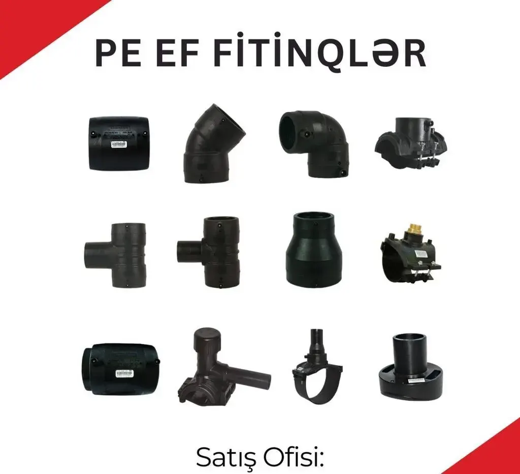 Su borusu, Qofrasız, Plastik, 2000 mm